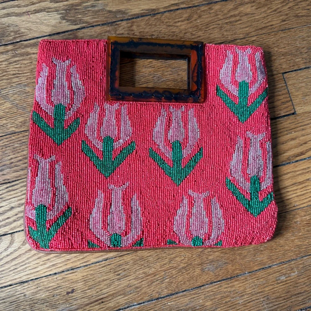 Anthropologie The Annabel Beaded Clutch